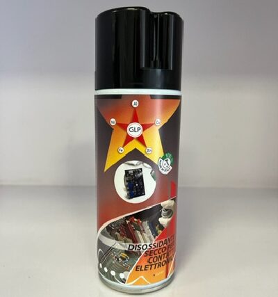Disossidante secco per contatti elettronici spray